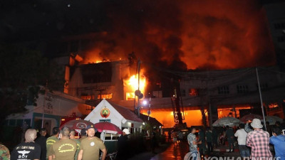 캄보디아 호텔 카지노 화재...10명 사망·30명 부상